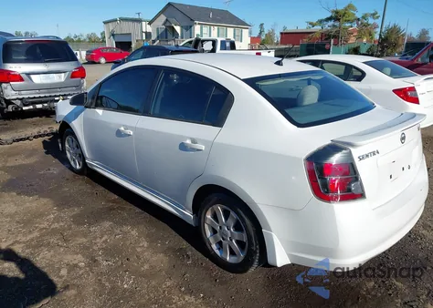 2012 Nissan Sentra 2.0 Sr из США, поврежденный, VIN 3N1AB6AP7CL695794